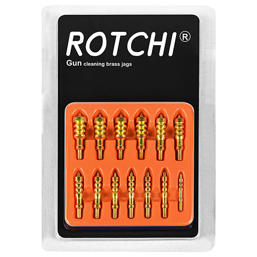 Упаковка з 13 латунних зубців для чищення пістолета, блістерна упаковка