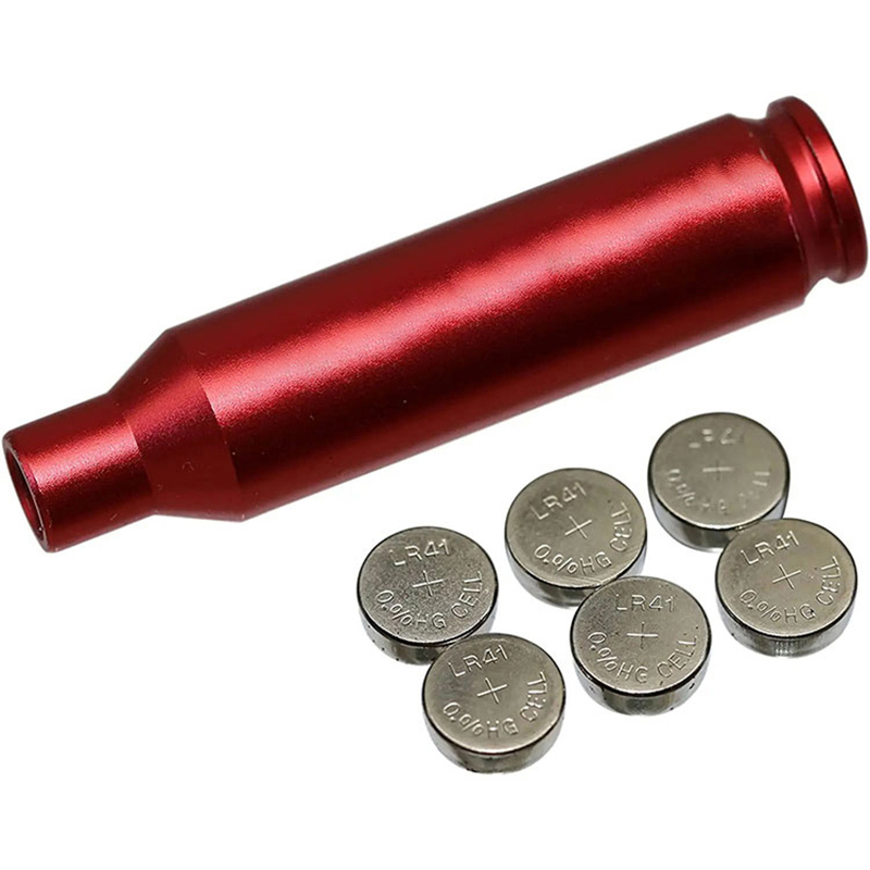 6.5CREEDMOOR Bore Sight Laser Red Dot Cartridge Laser bore Sighter з 2 комплектами батарей