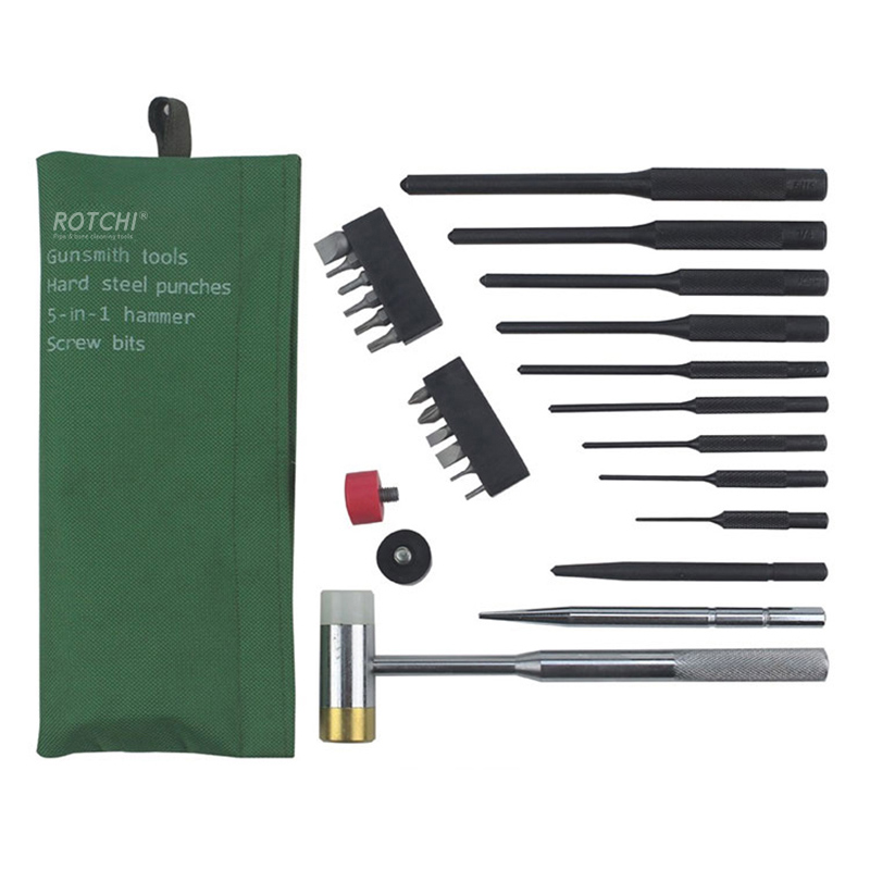 Тканевий мішок Gunsmith Punches Kit з молотком і гвинтами