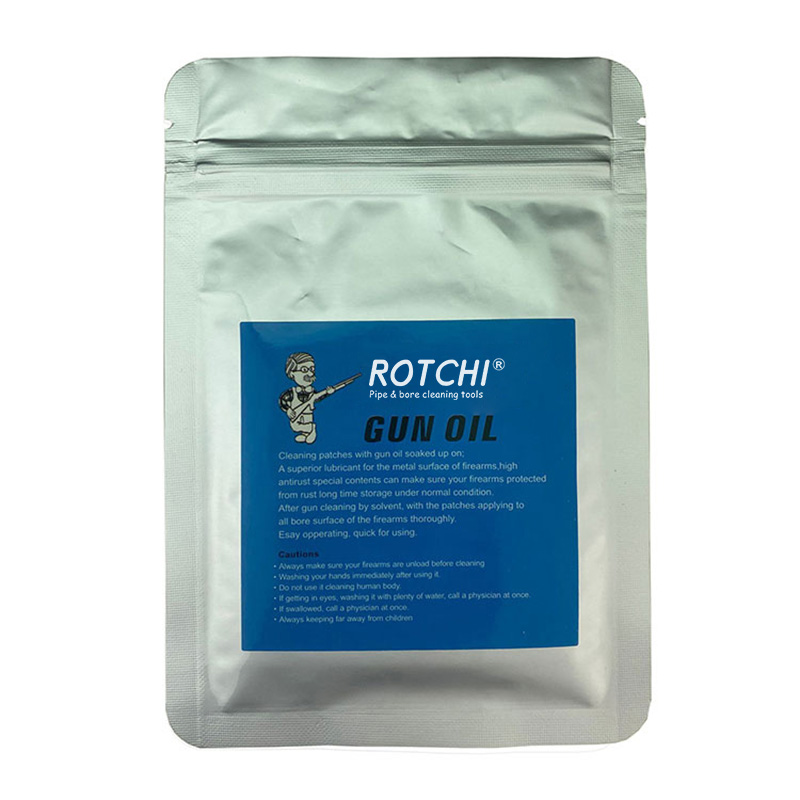 Пластирі для чищення зброї, наповнені маслом Opp