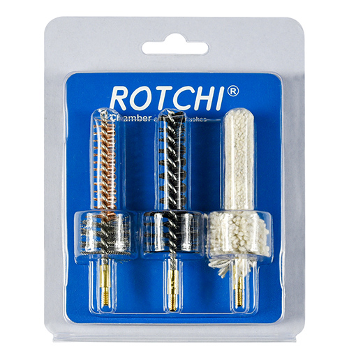 Набір щіток для чищення патронника 3 в 1, блістер та карткова упаковка. в наявності