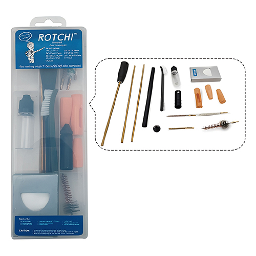 Набір гвинтівки з напрямною каналу ствола та мастилом для зброї