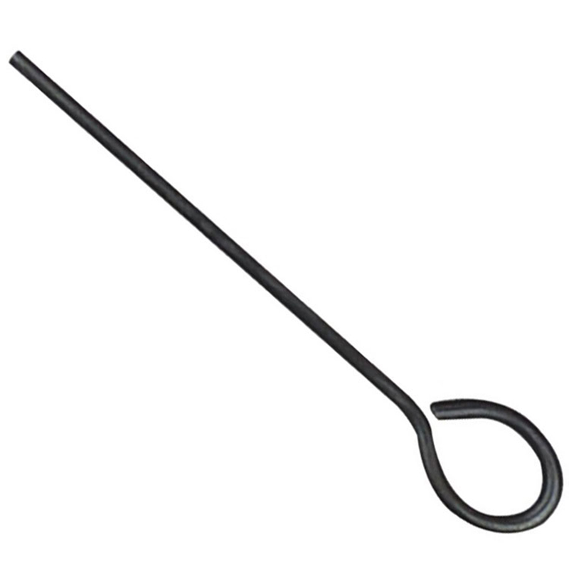 Сталевий стрижень для чищення пістолета з кільцевою ручкою для пістолета