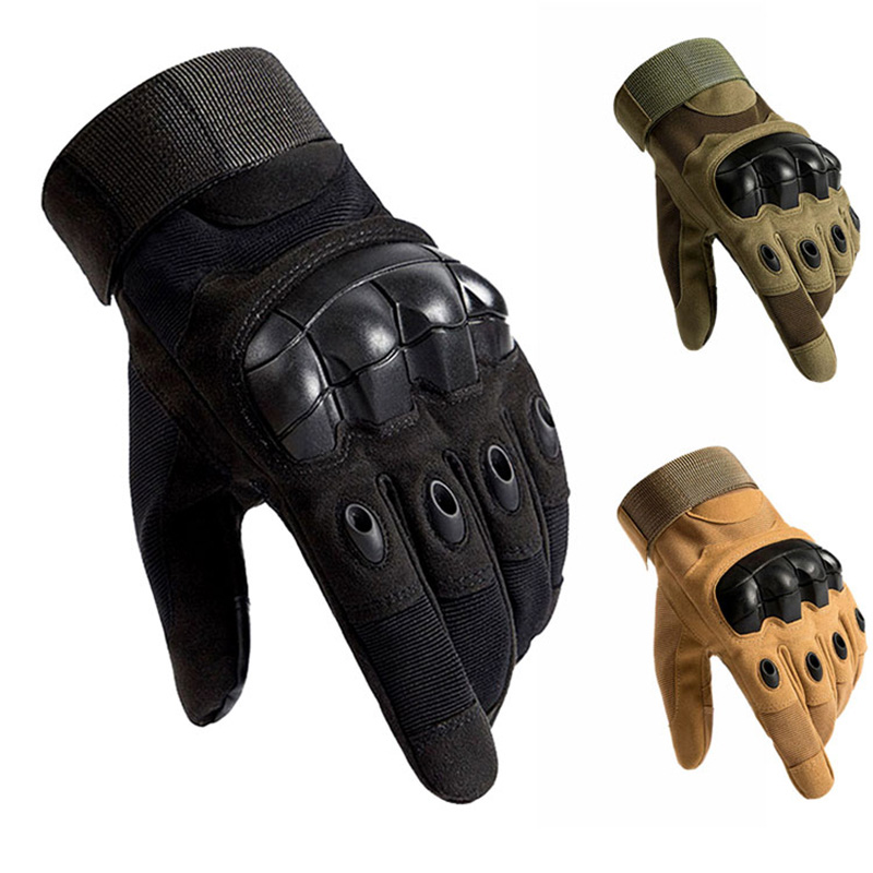 Сенсорний екран Hard Knuckle Tactical Glove Army Military Combat Airsoft Outdoor Sport Велоспорт Пейнтбол Hunting Full Finger Gloves